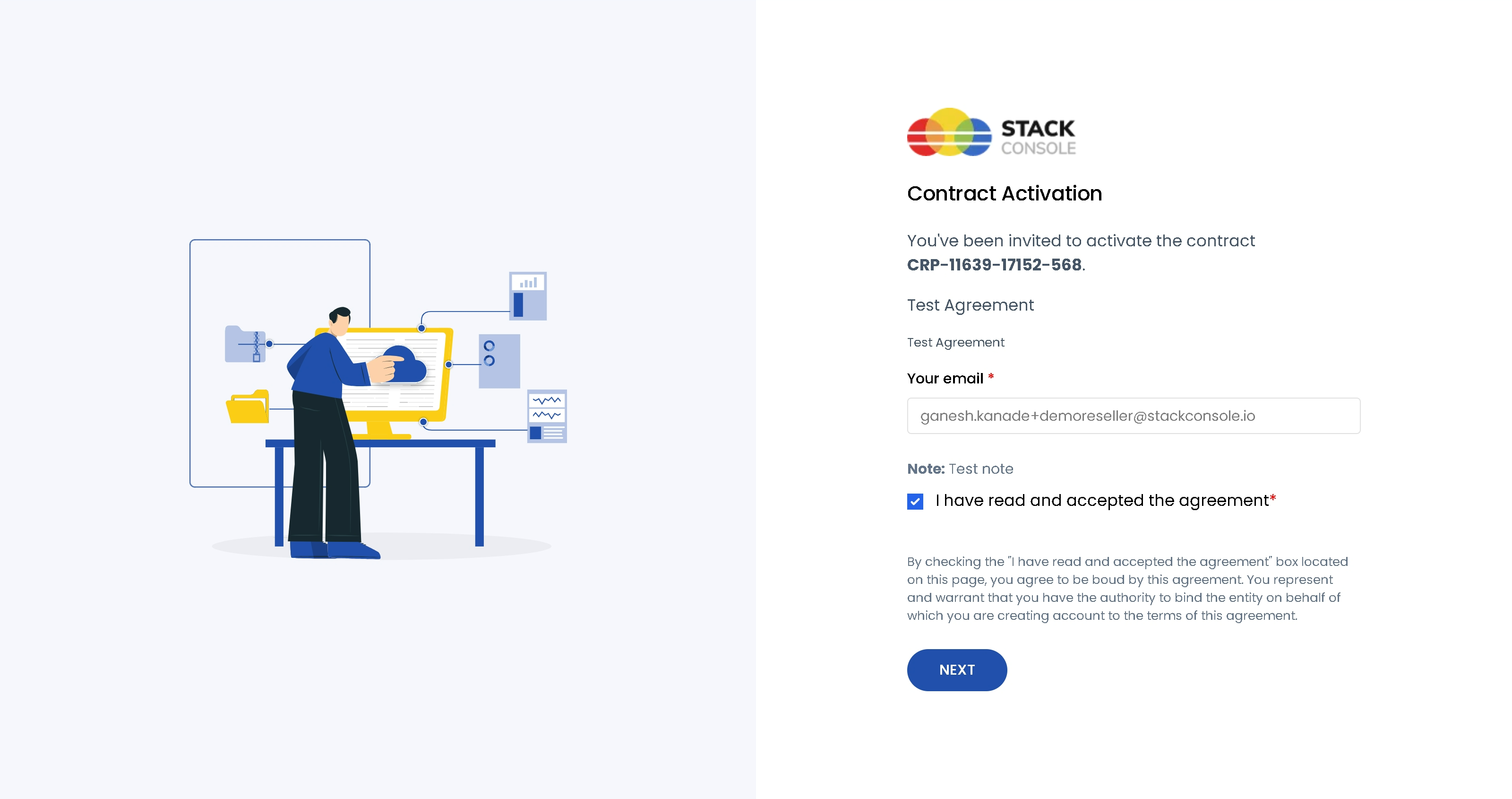 Invite Client Details