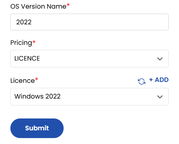 OS Version Configuration
