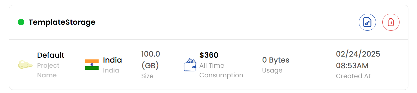 Ceph Object Storage Dashboard