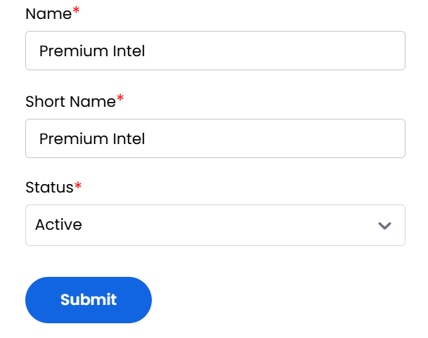 Create Plan Category