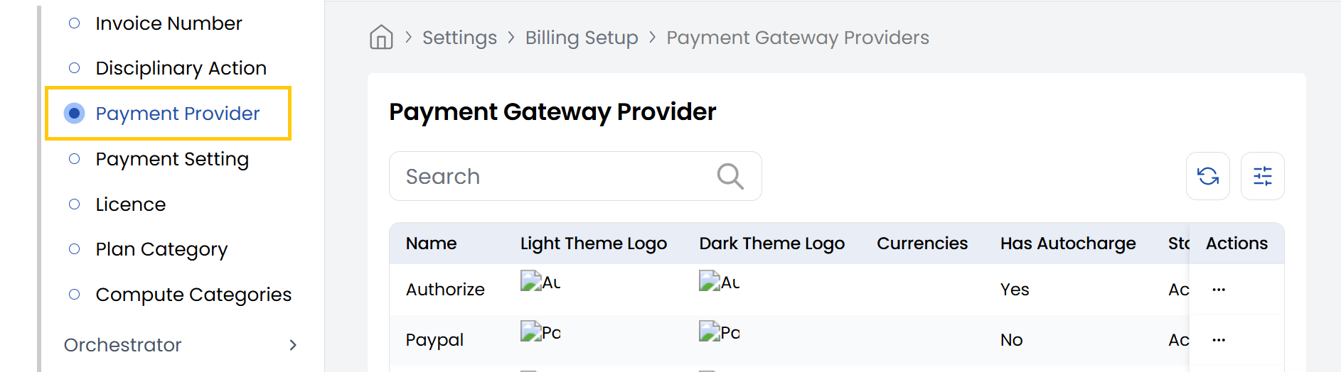 Payment Gateway Providers