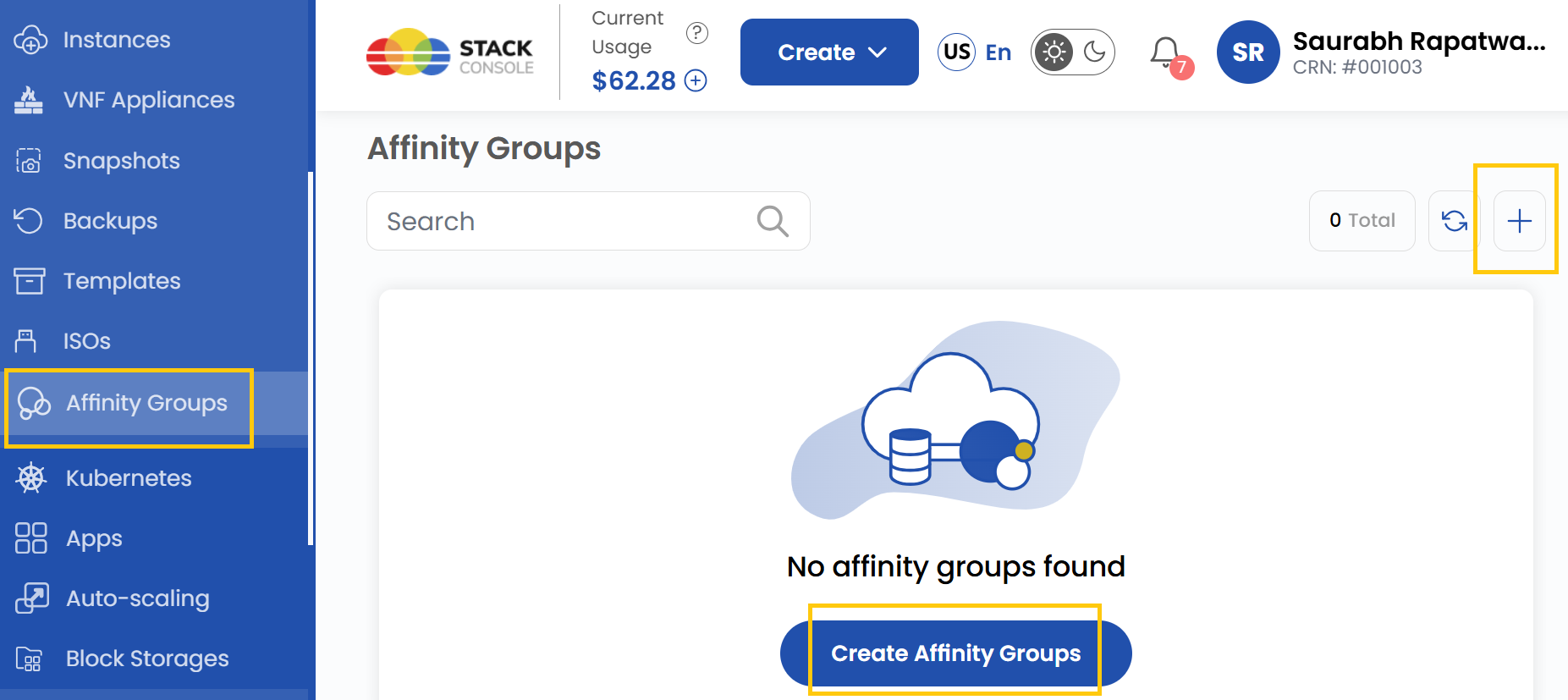 Affinity Groups Page