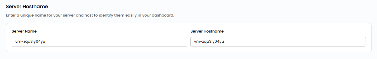 Server Hostname