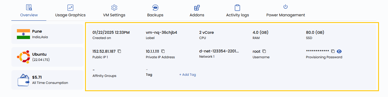 Resource Specifications