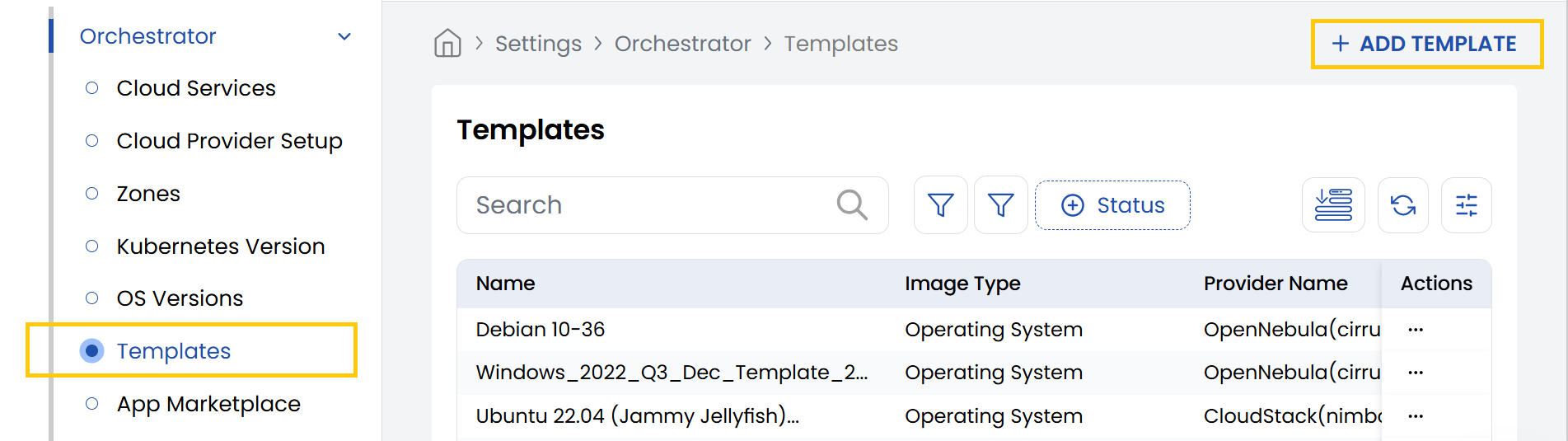 Cloud Provider Setup List