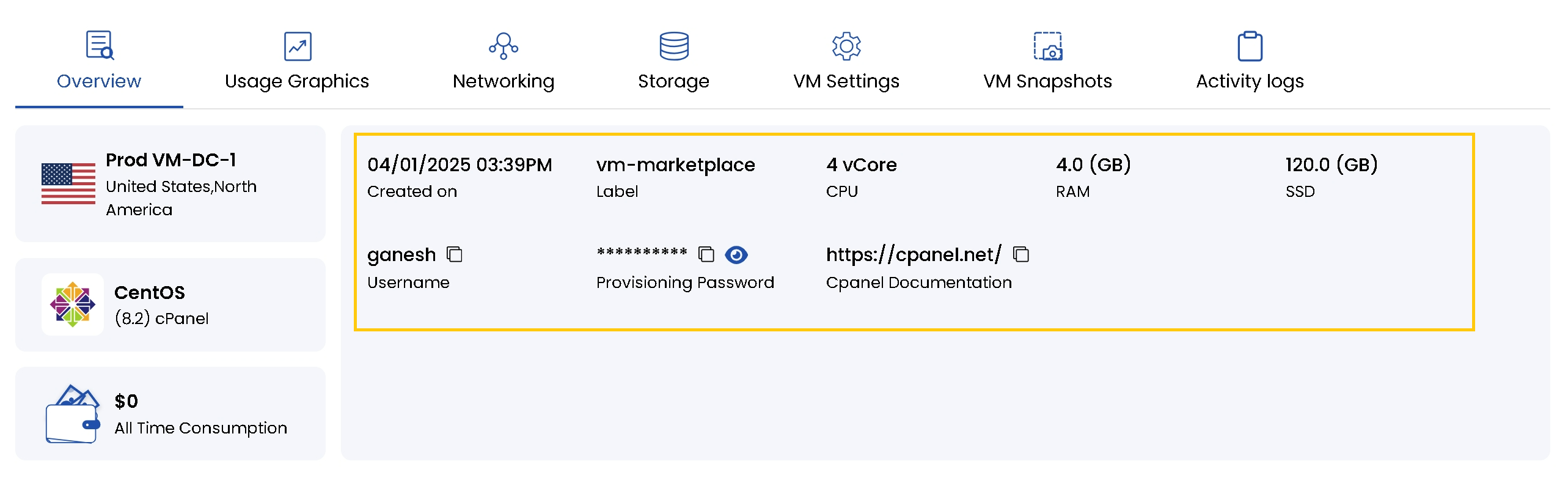 Resource Specifications