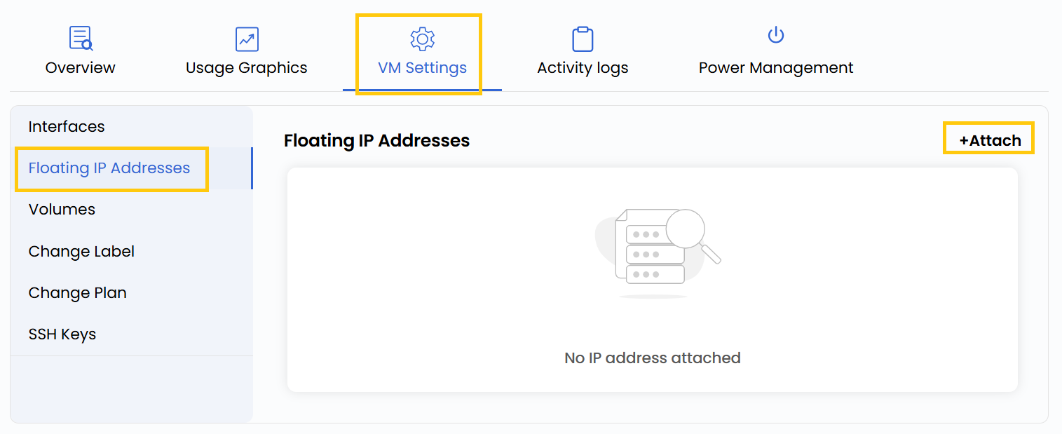 Attach Floating IP
