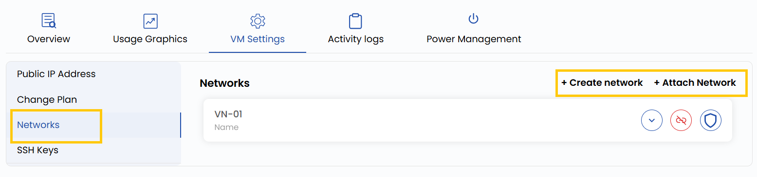 Manage Network Settings