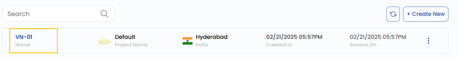 View Virtual Network