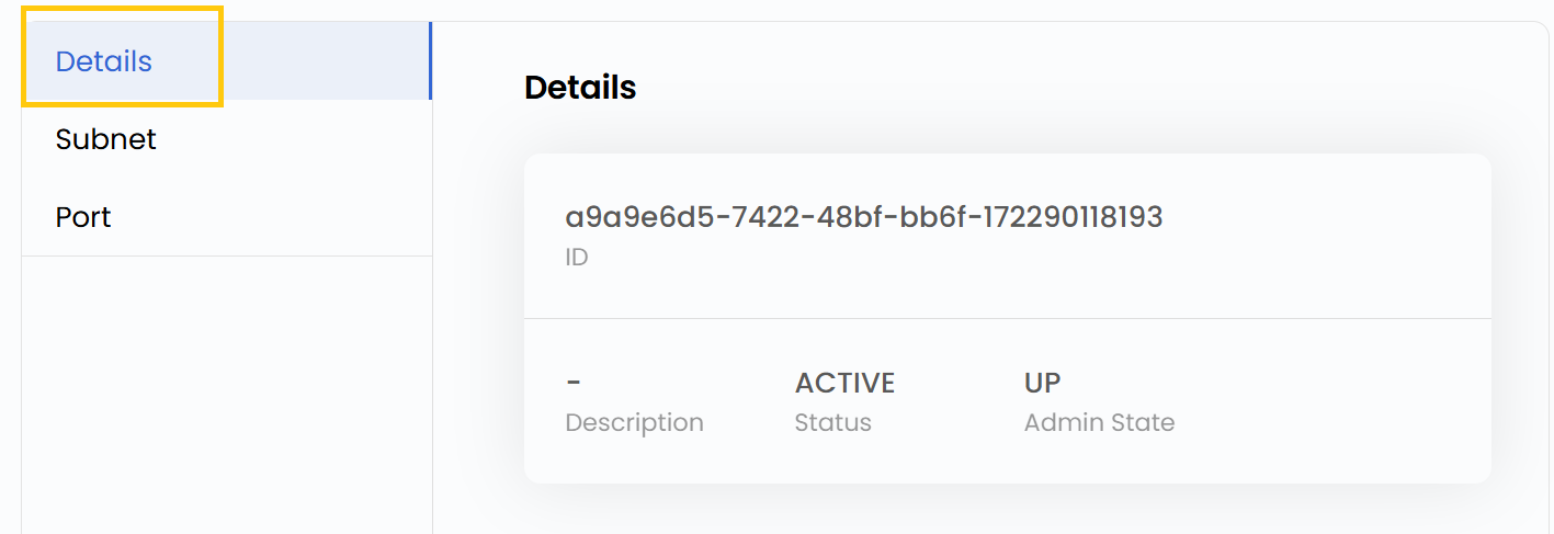 View Virtual Network