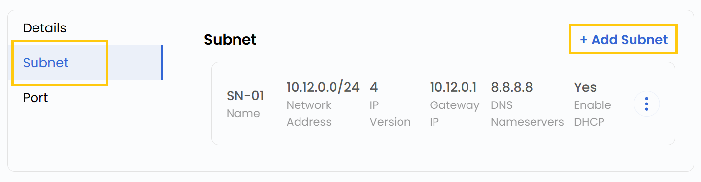 View Virtual Network
