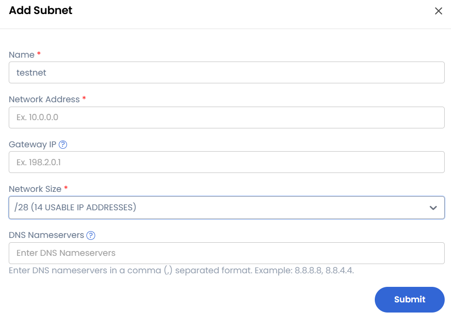 View Virtual Network