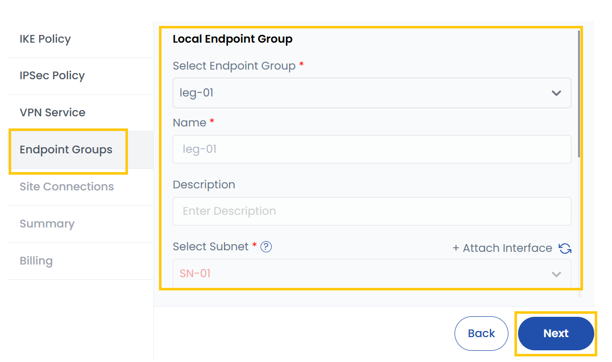 Endpoint Groups